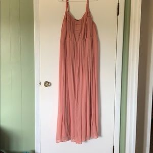 Torrid Long Pink Dress